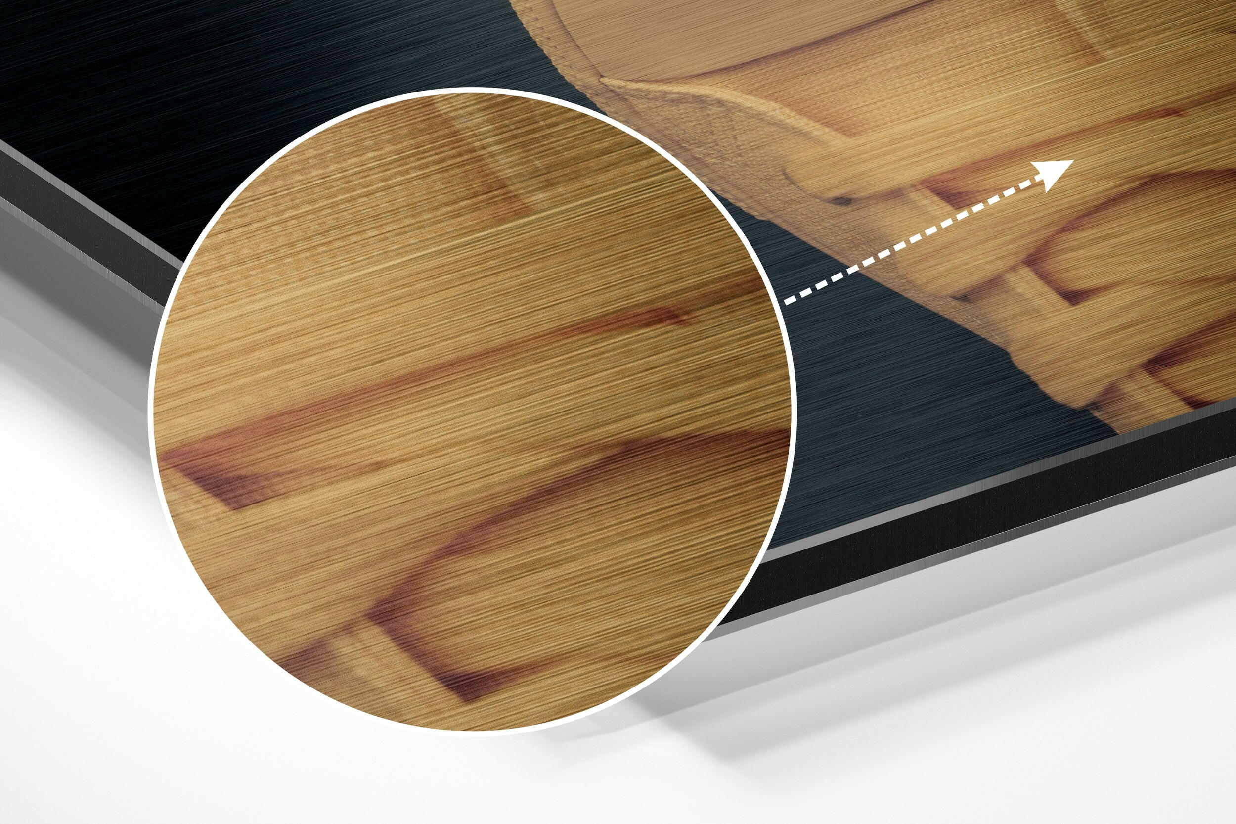 Follow Your Dreams Brushed Aluminium Dibond Wall Art