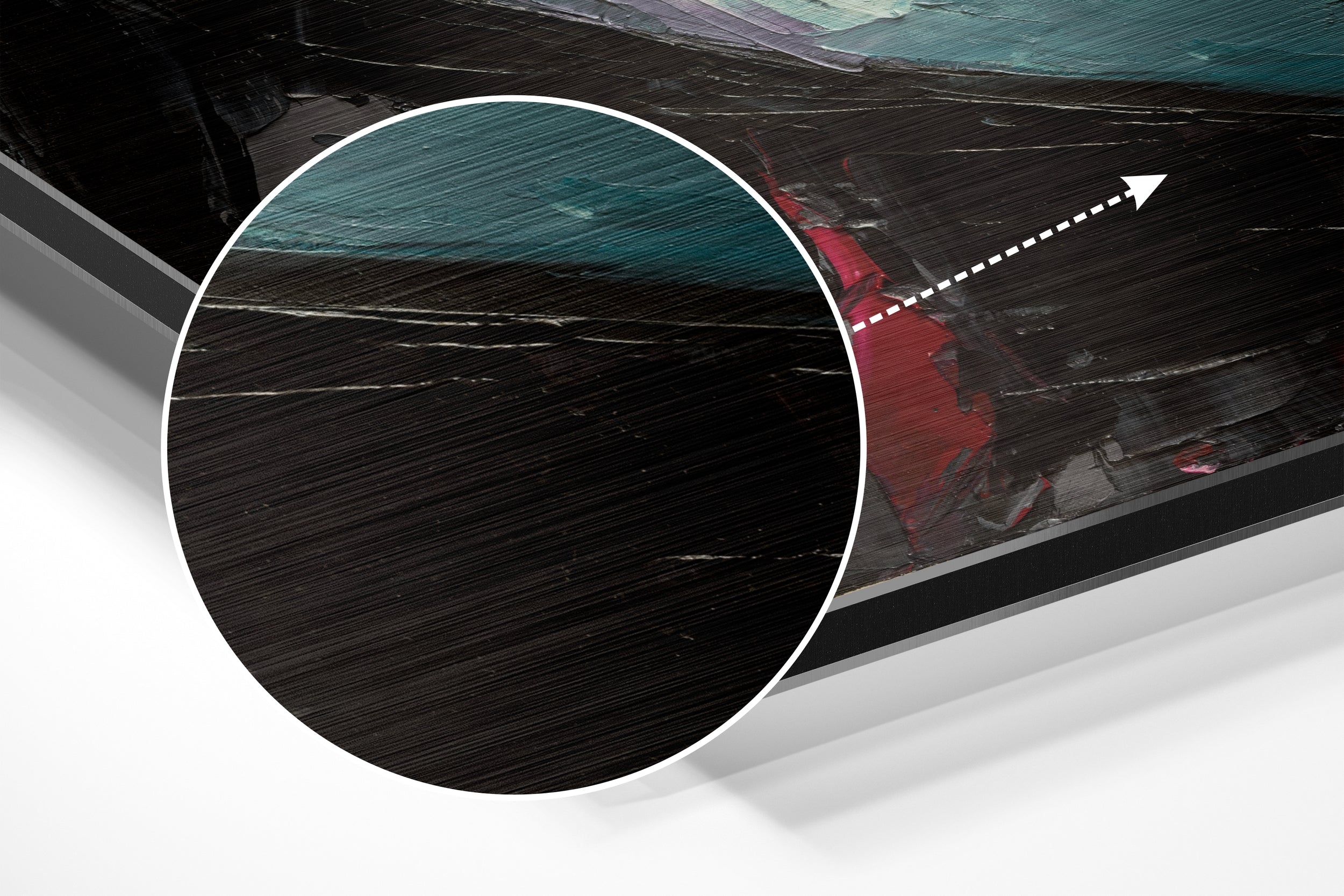 Glance Brushed Aluminium Dibond Wall Art
