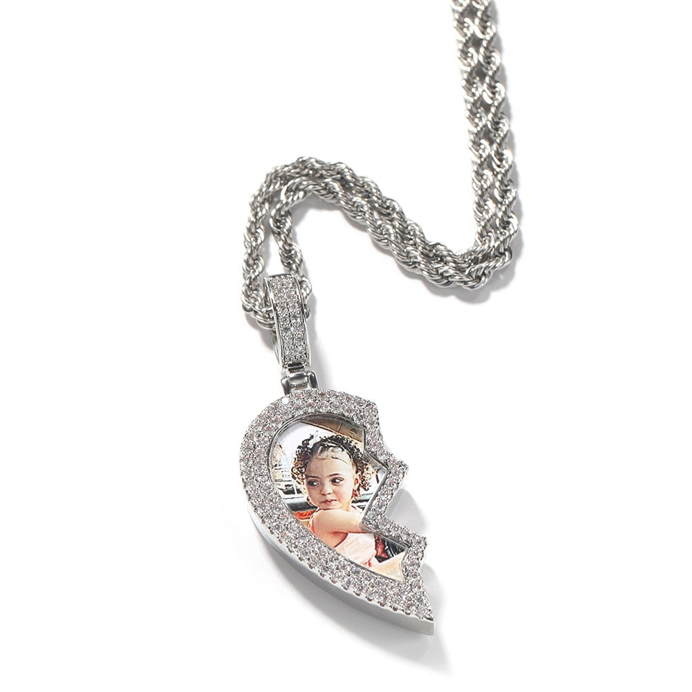 Broken Heart Photo 2 Pictures Pendant