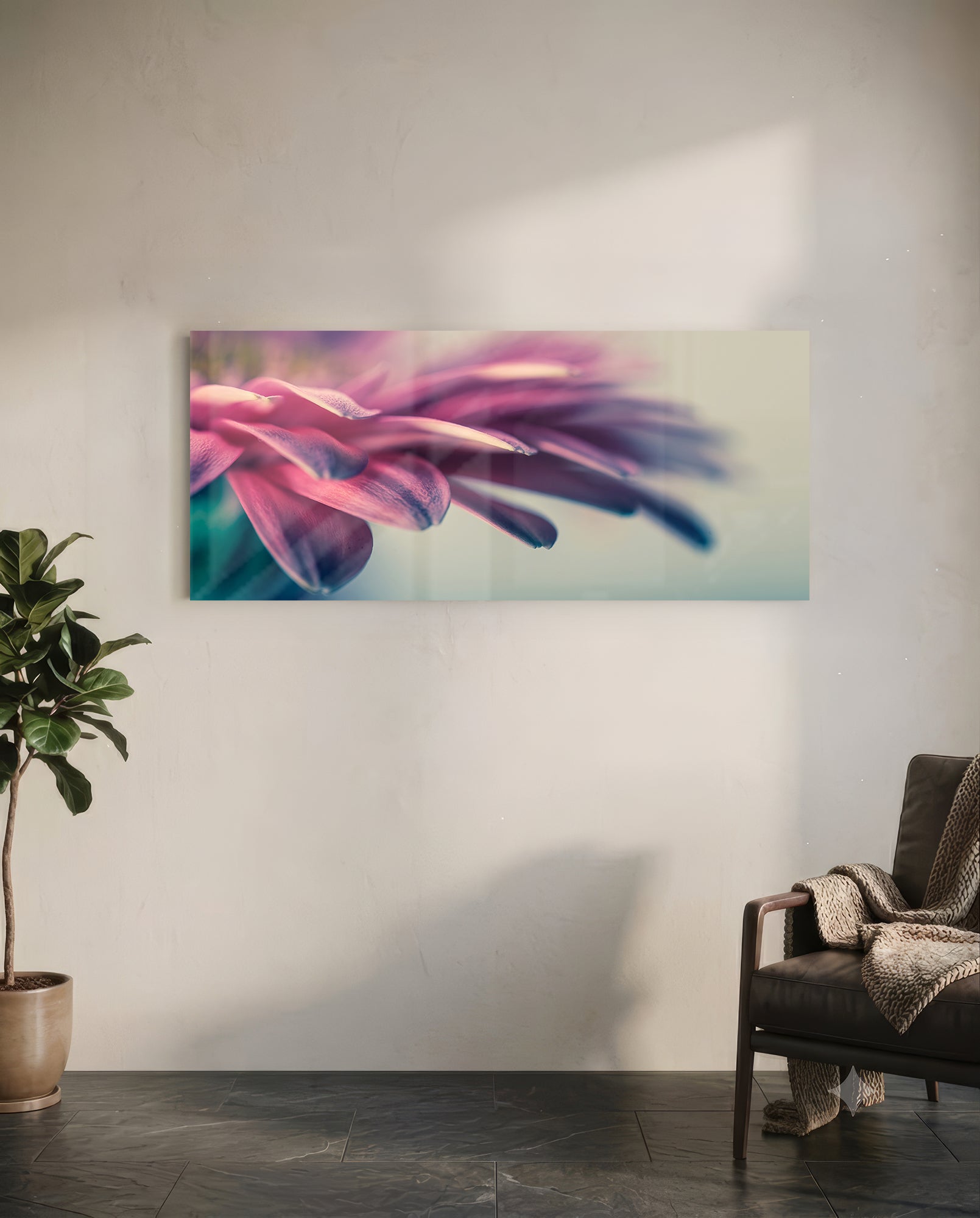 Macro Glass Wall Art (36"x14")