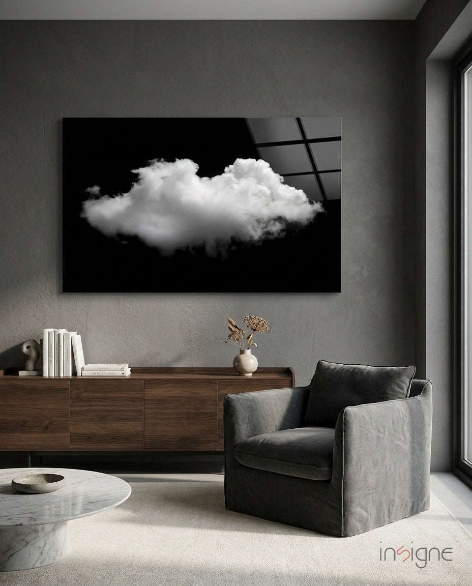 Cloud Glass Wall Art