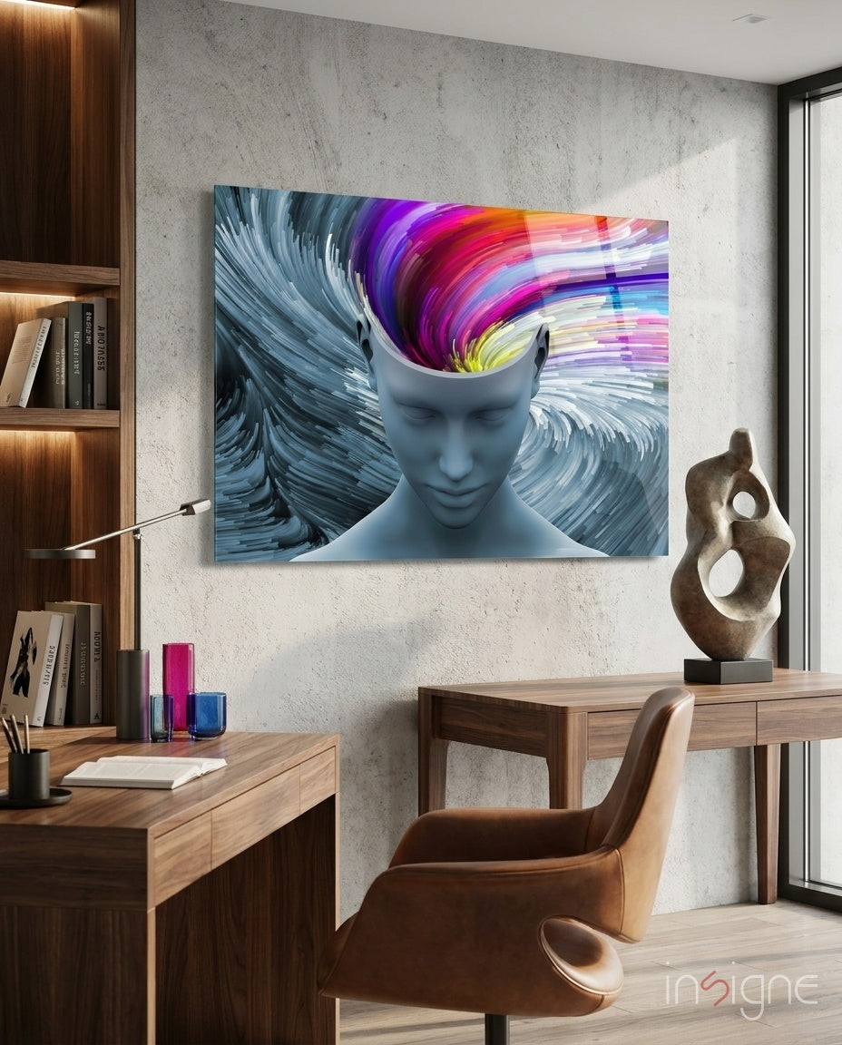 Color of Gray Glass Wall Art