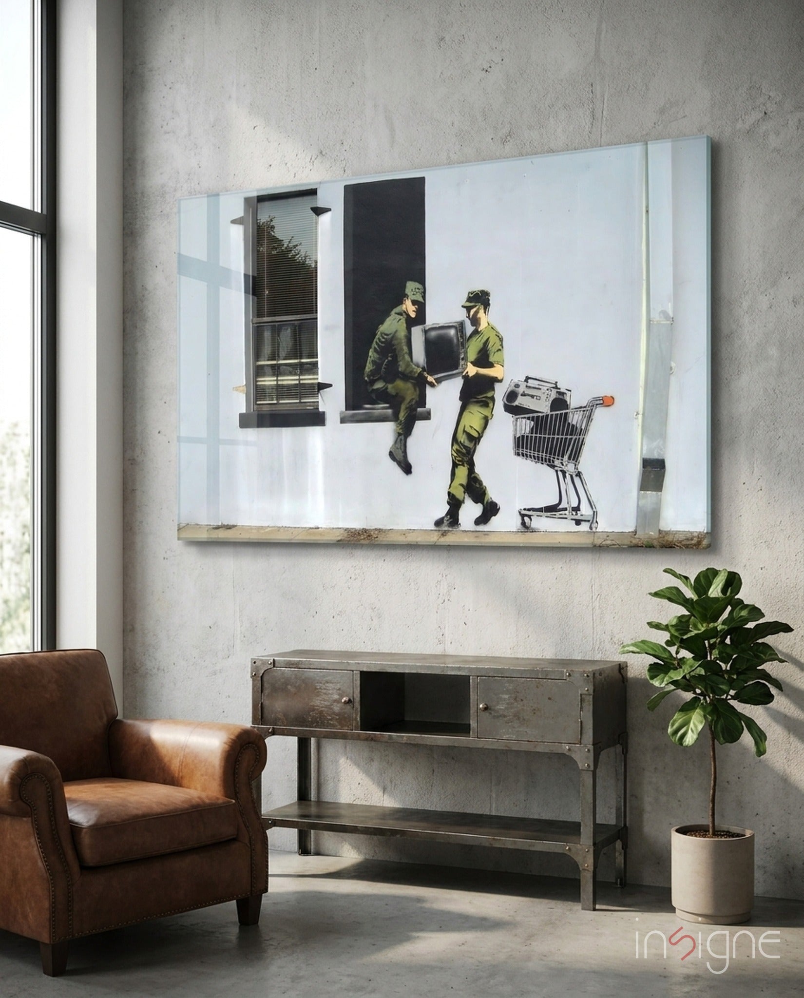 Soldier Glass Art