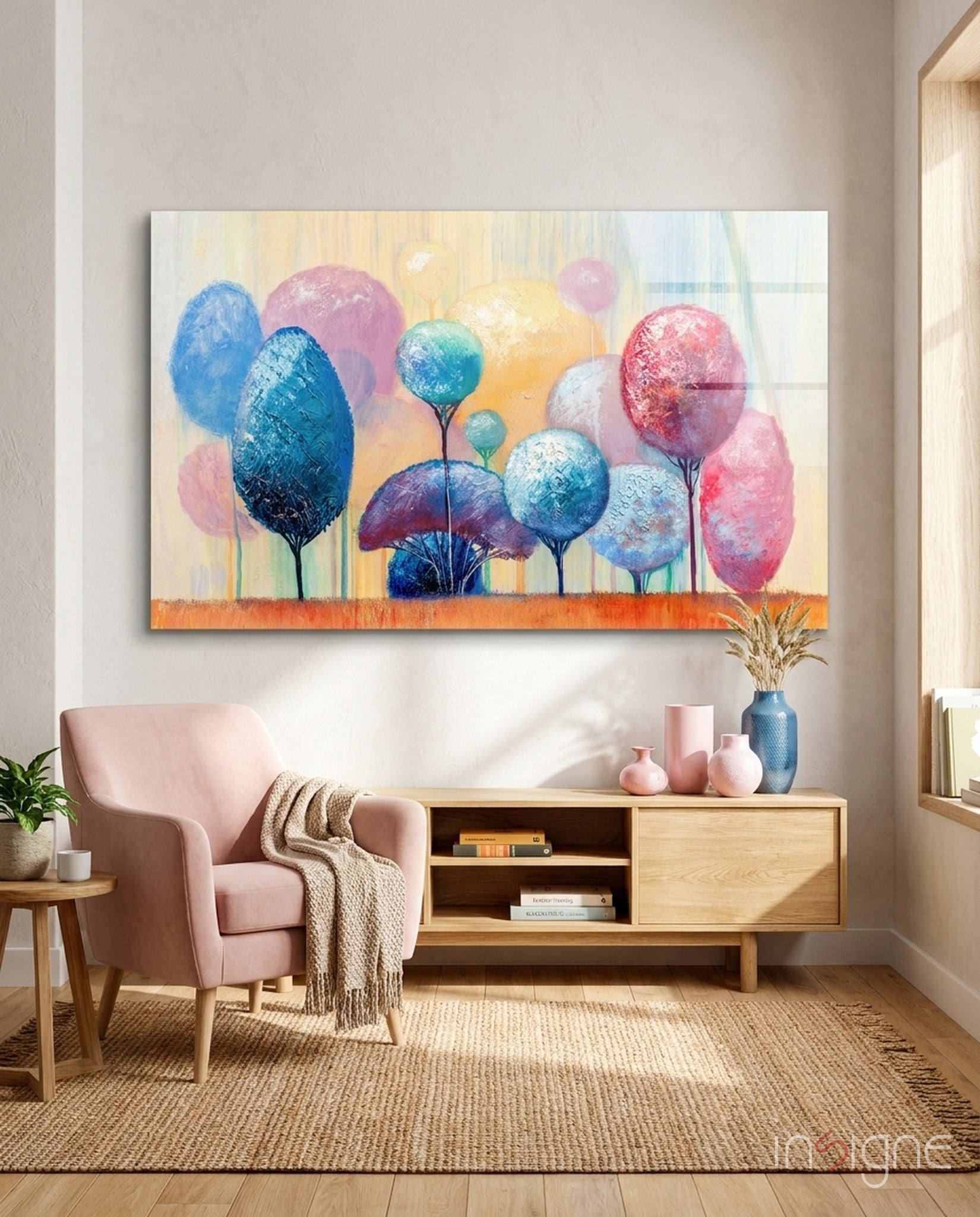 Trees of a Dream Glass Wall Art