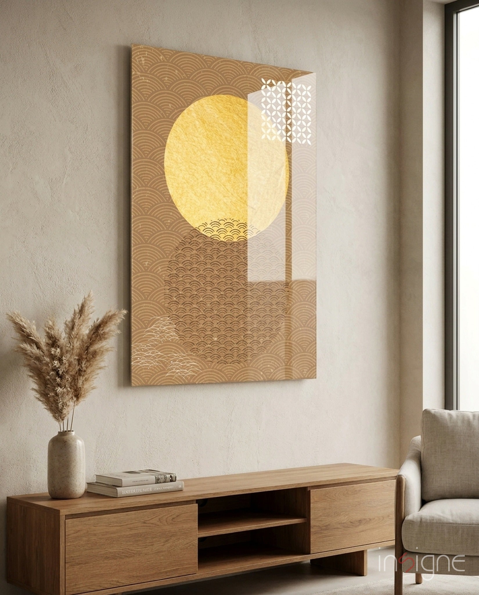 Shadow of the Sun Glass Wall Art