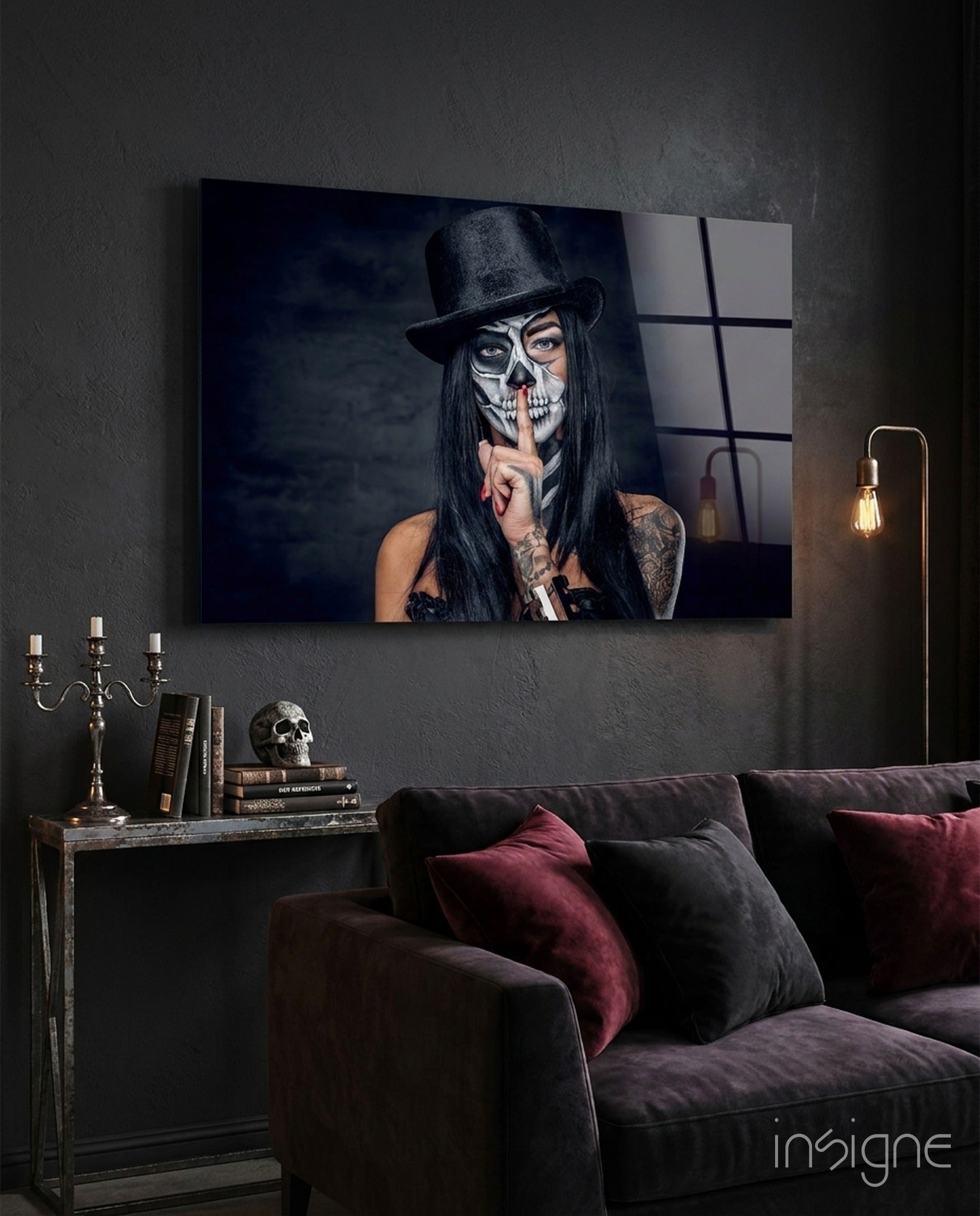 Sssh Glass Wall Art