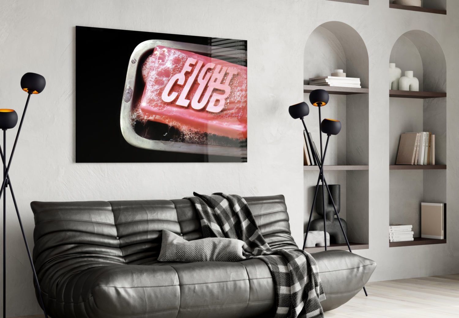 Underground Fighters Glass Wall Art
