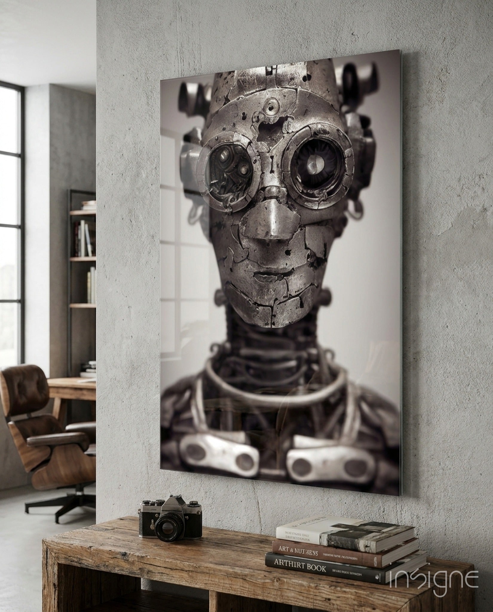 To be a Machine Glass Wall Art || Designer Collection
