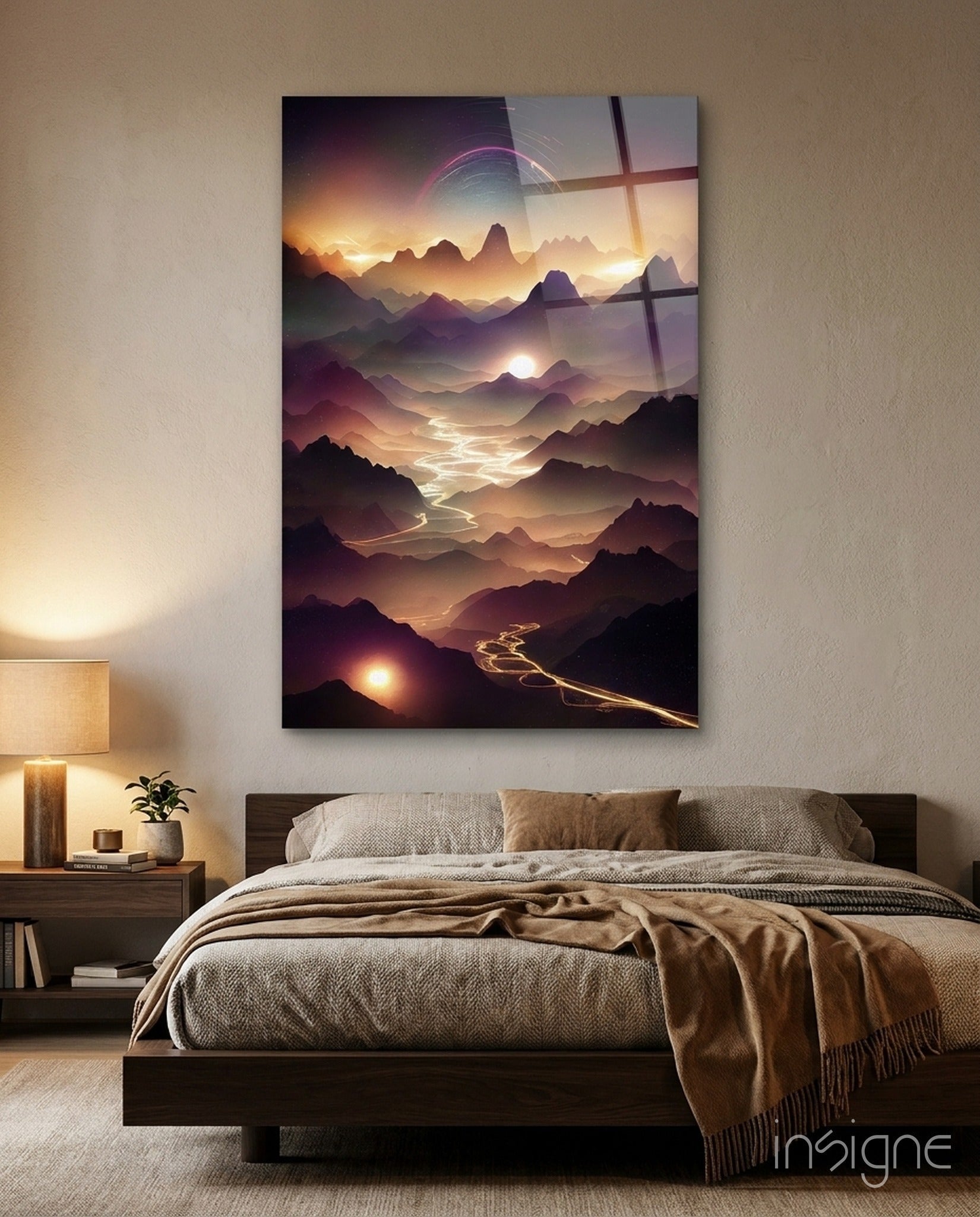 Lavas Glass Wall Art || Designer Collection