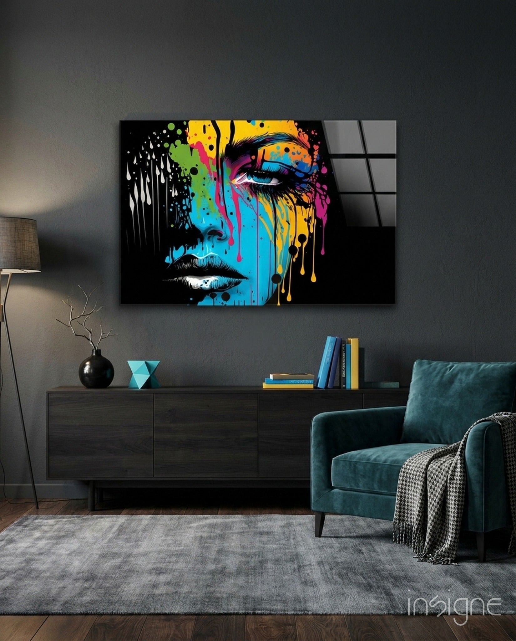 Melting Beauty Glass Wall Art || Designer Collection