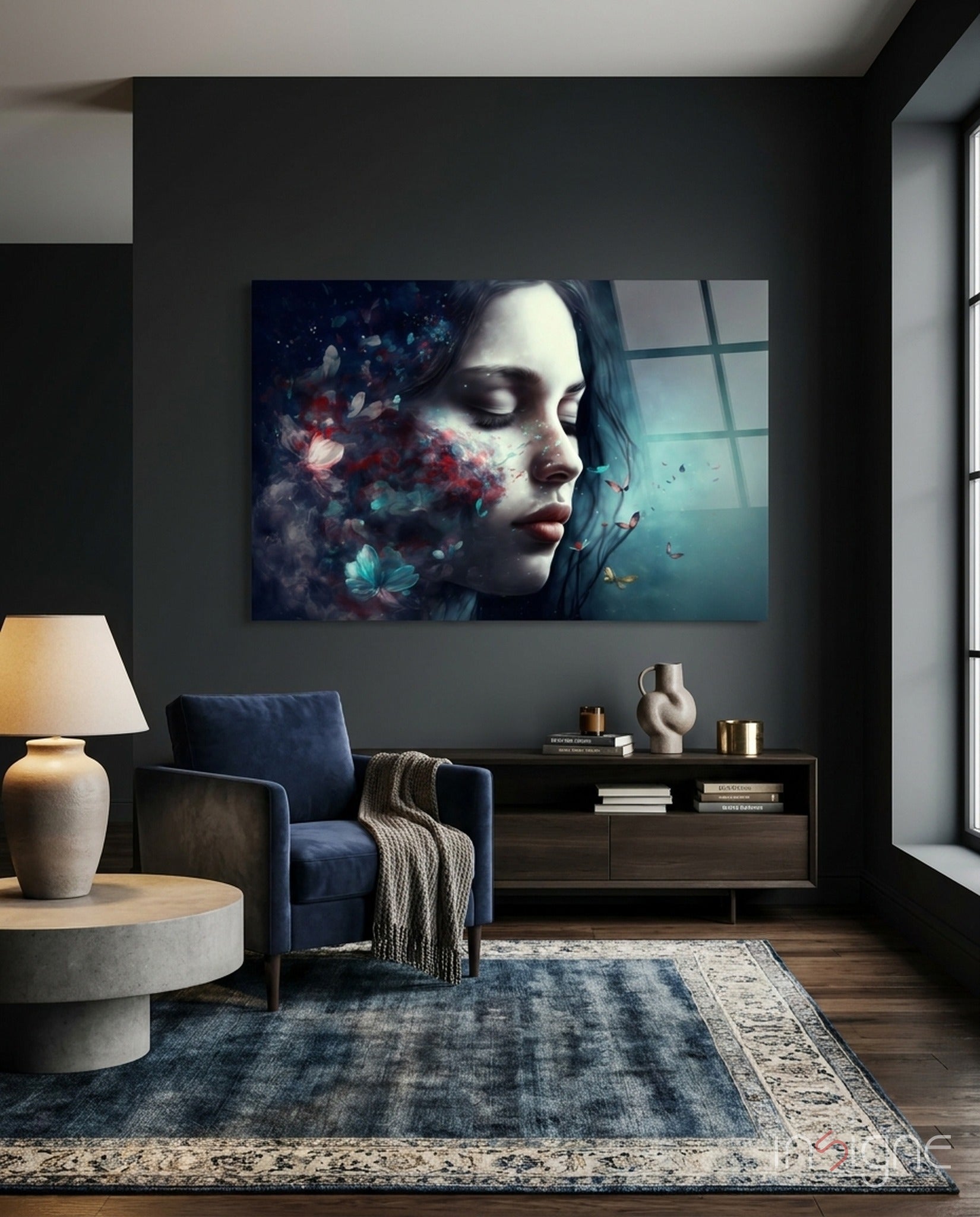 Butterfly Dreams Glass Wall Art || Designer Collection