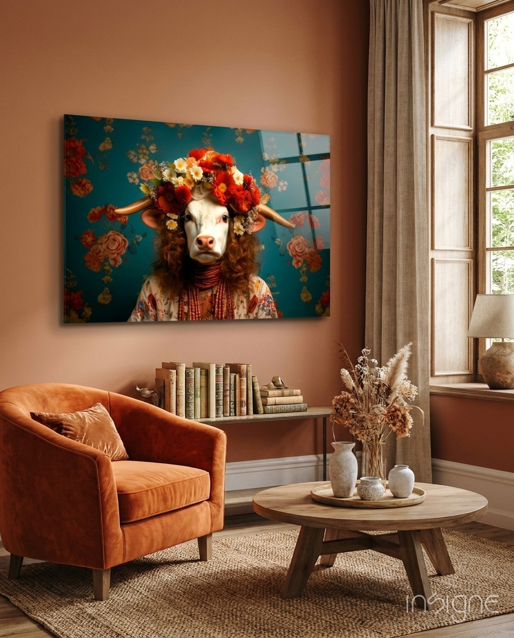 But Not Happy Glass Wall Art|| Designer&
