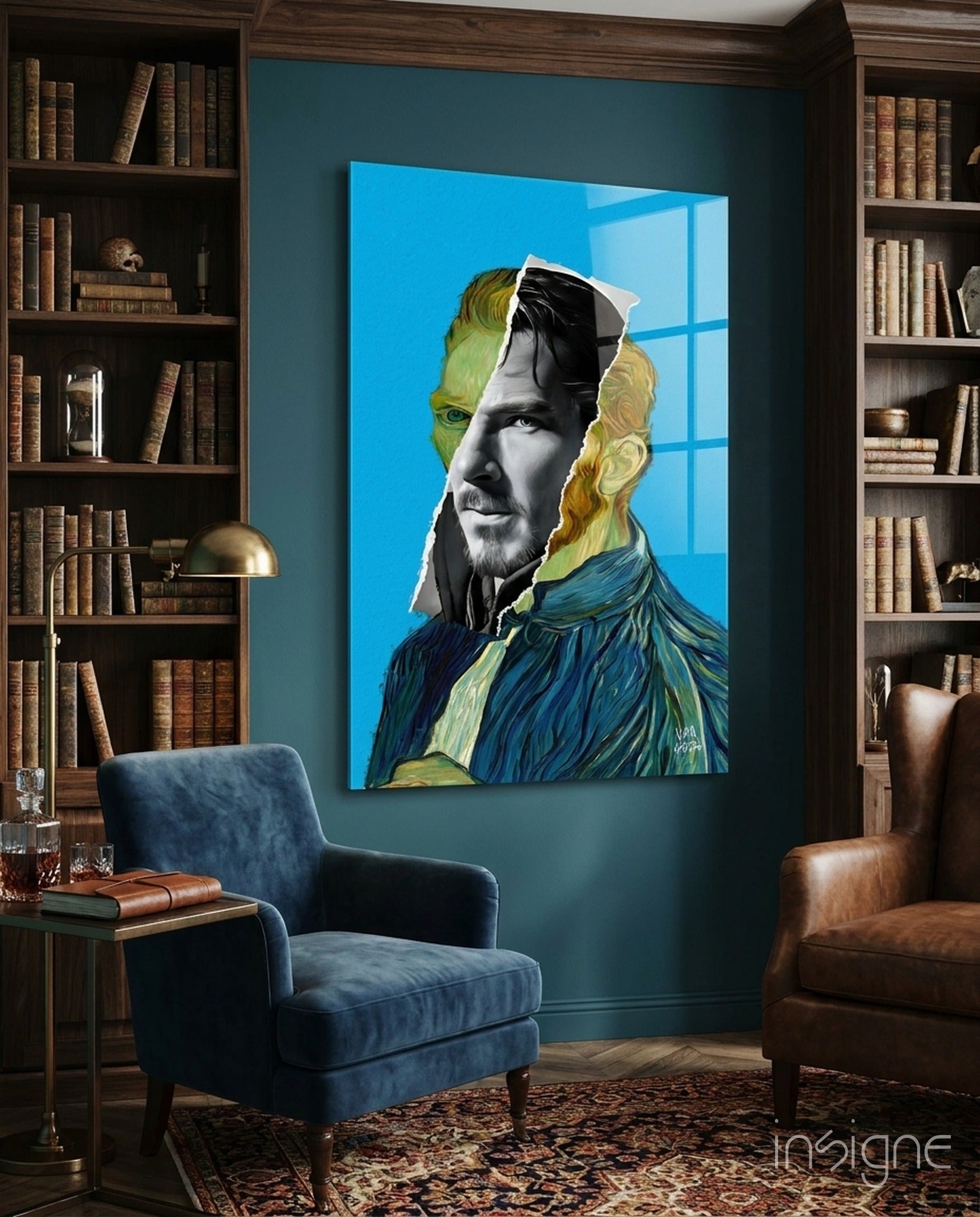Contemporary Gogh Glass Wall Art || Designer Collection