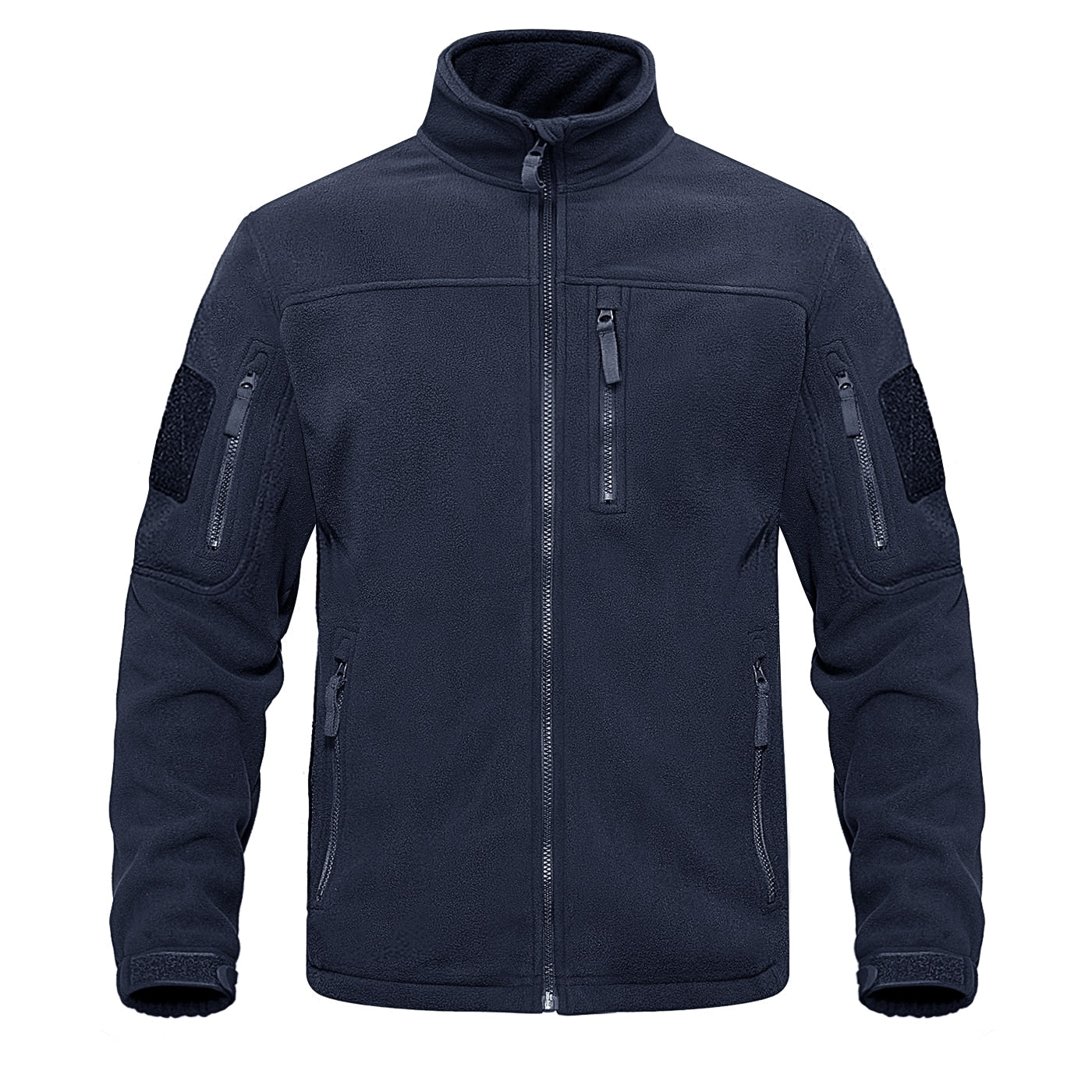 Full Zip Up Tactical Army Fleece Jacket Military Thermal Warm Outwear Windbreaker