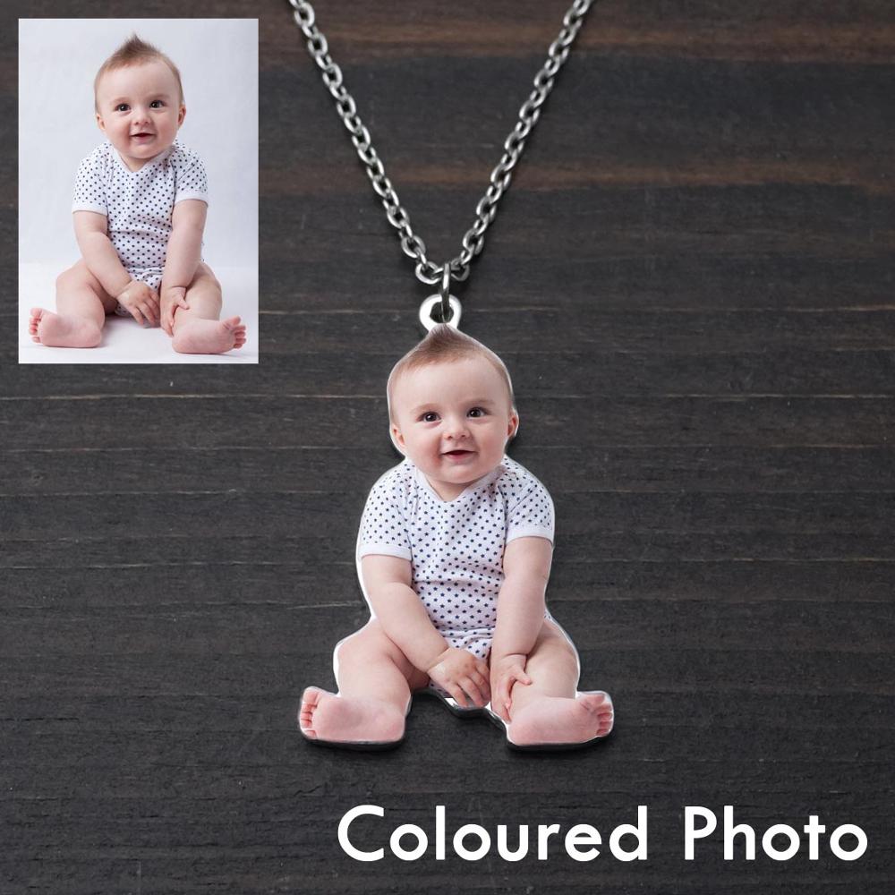 Personalized Photo Necklace,Pet Photo Necklace,Picture Necklace, Memorial Gift