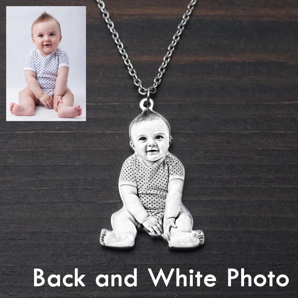 Personalized Photo Necklace,Pet Photo Necklace,Picture Necklace, Memorial Gift