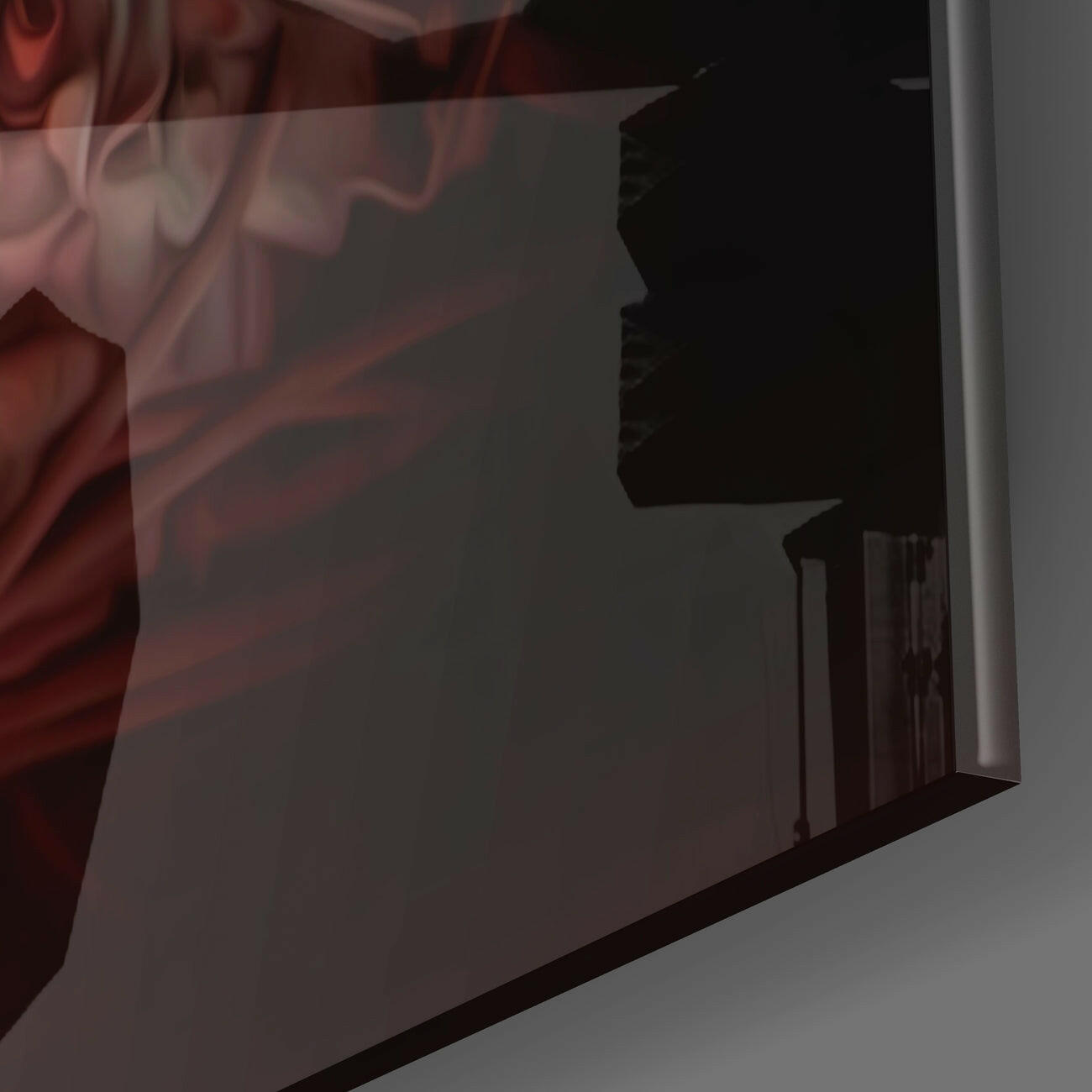 The Punishment Of The Lion Glass Wall Art