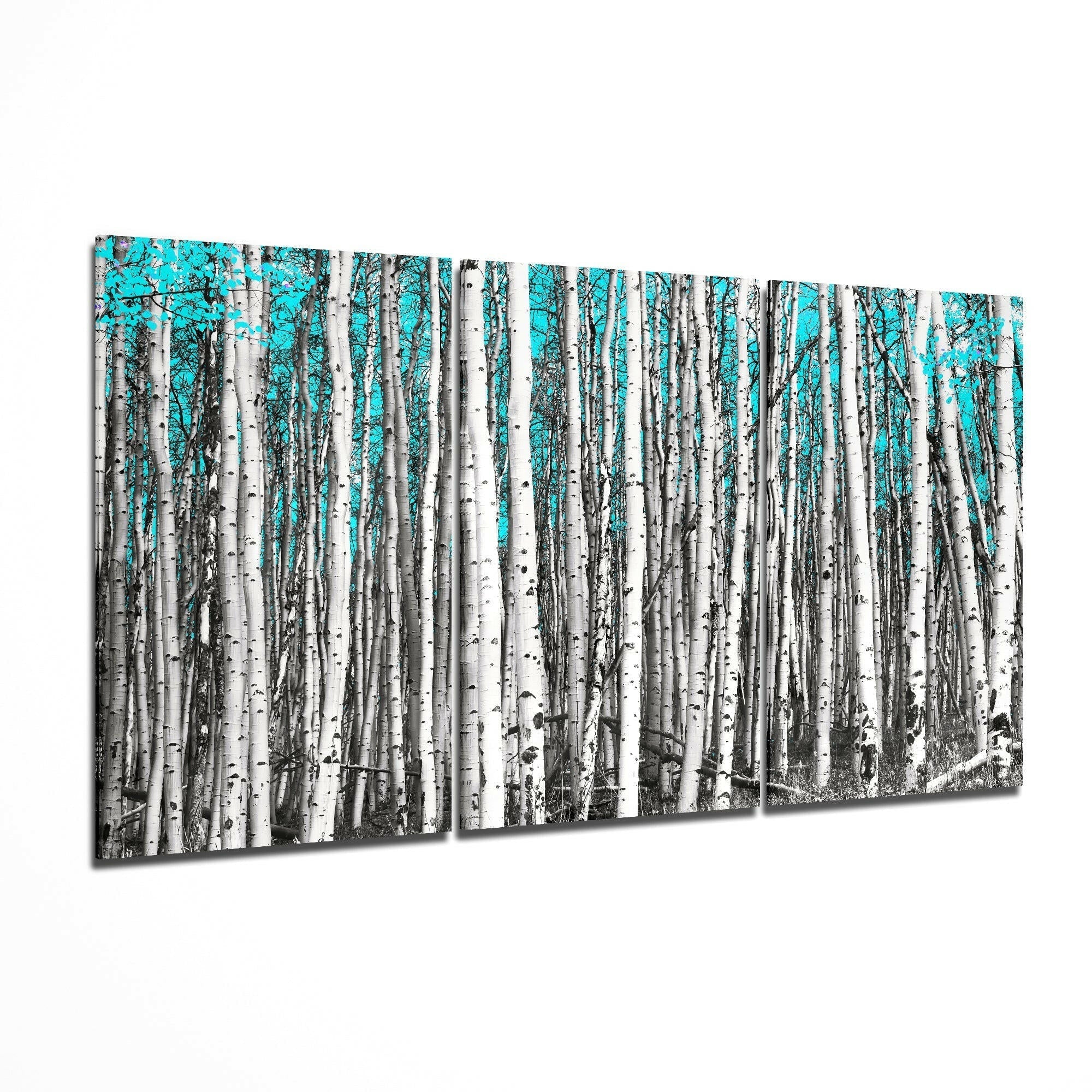 Green Forest Glass Art