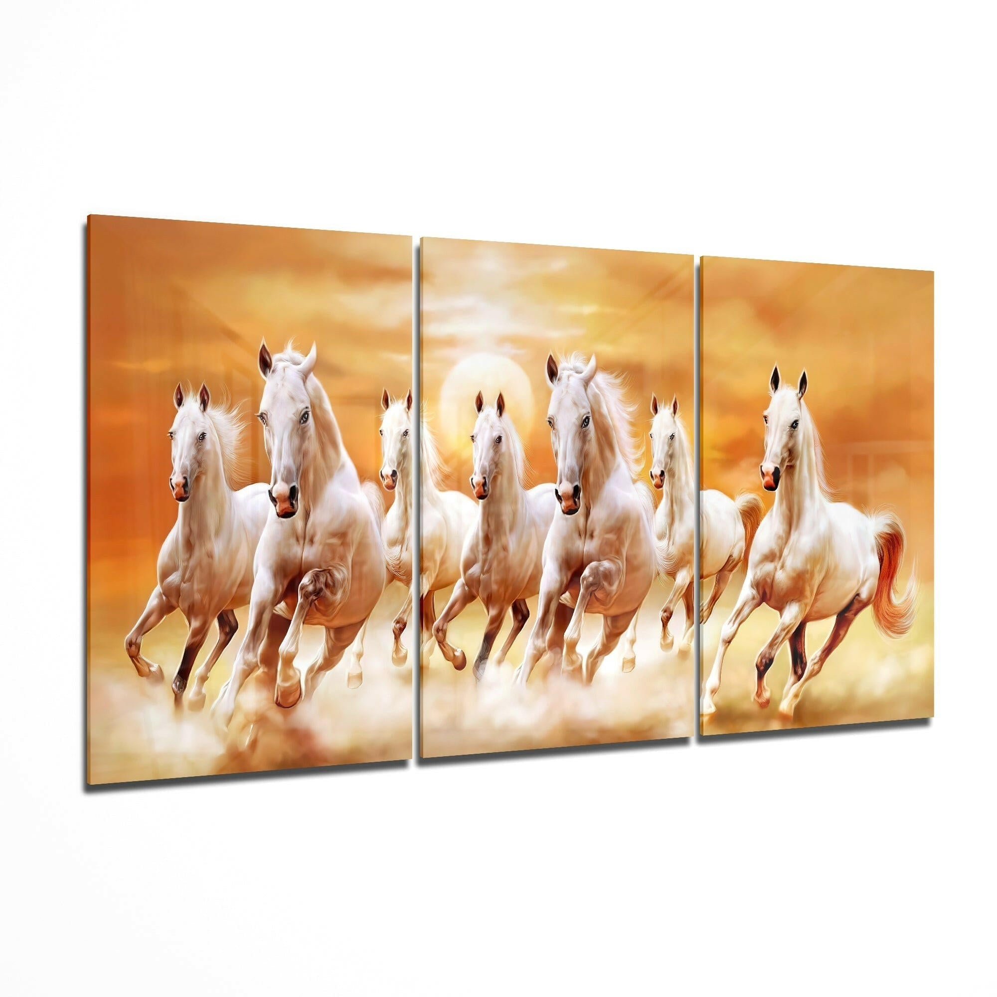 Horses Glass Art