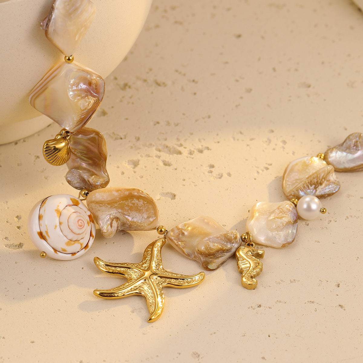 starfish necklace irregular necklace