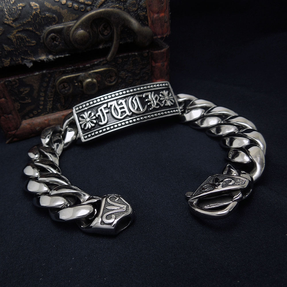 Retro domineering bracelet hip-hop personality men&