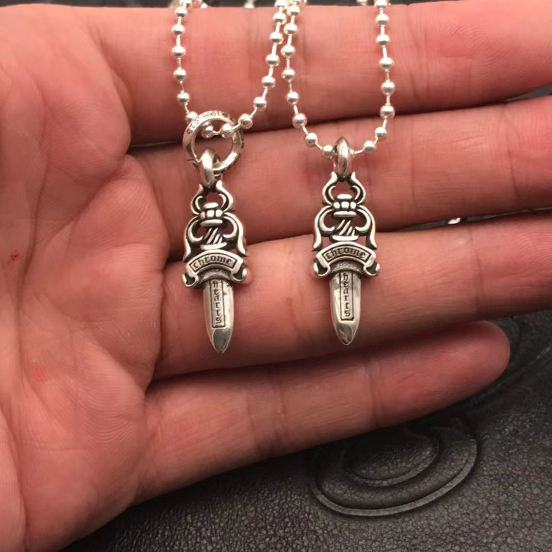 Small Retro Dagger Necklace