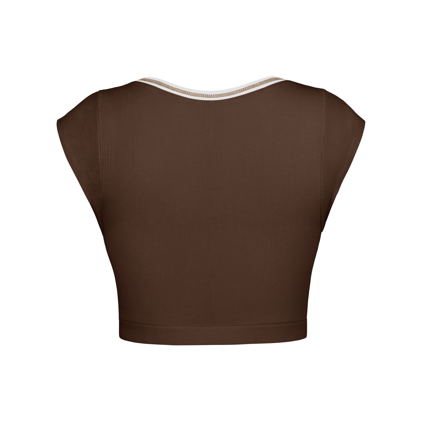 Slim Fit Ultra Short Sexy Spicy Girls Top Knitted Thread T-shirt