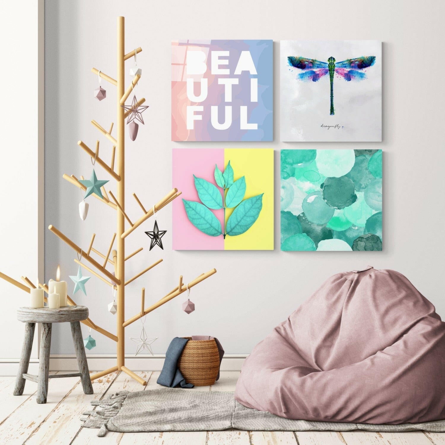 Beauty Quadro Glass Wall Art