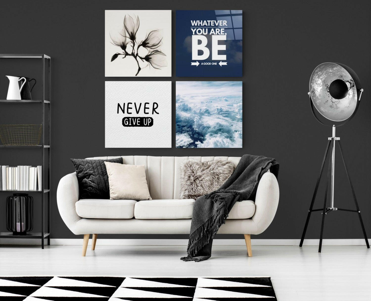 Motivation Quadro Glass Wall Art