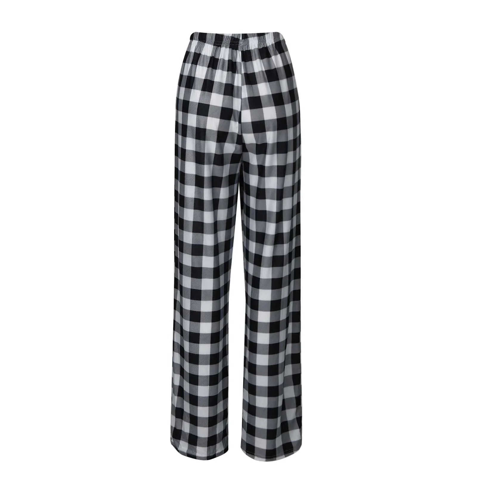 Women Christmas Pajama pants Autumn Winter Plaid Printed Pants