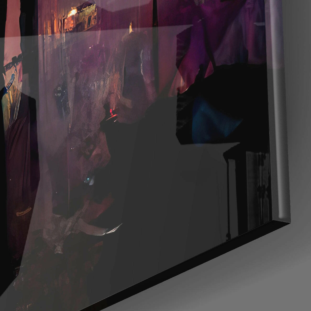 The City was Sad Glass Wall Art || Designer Collection