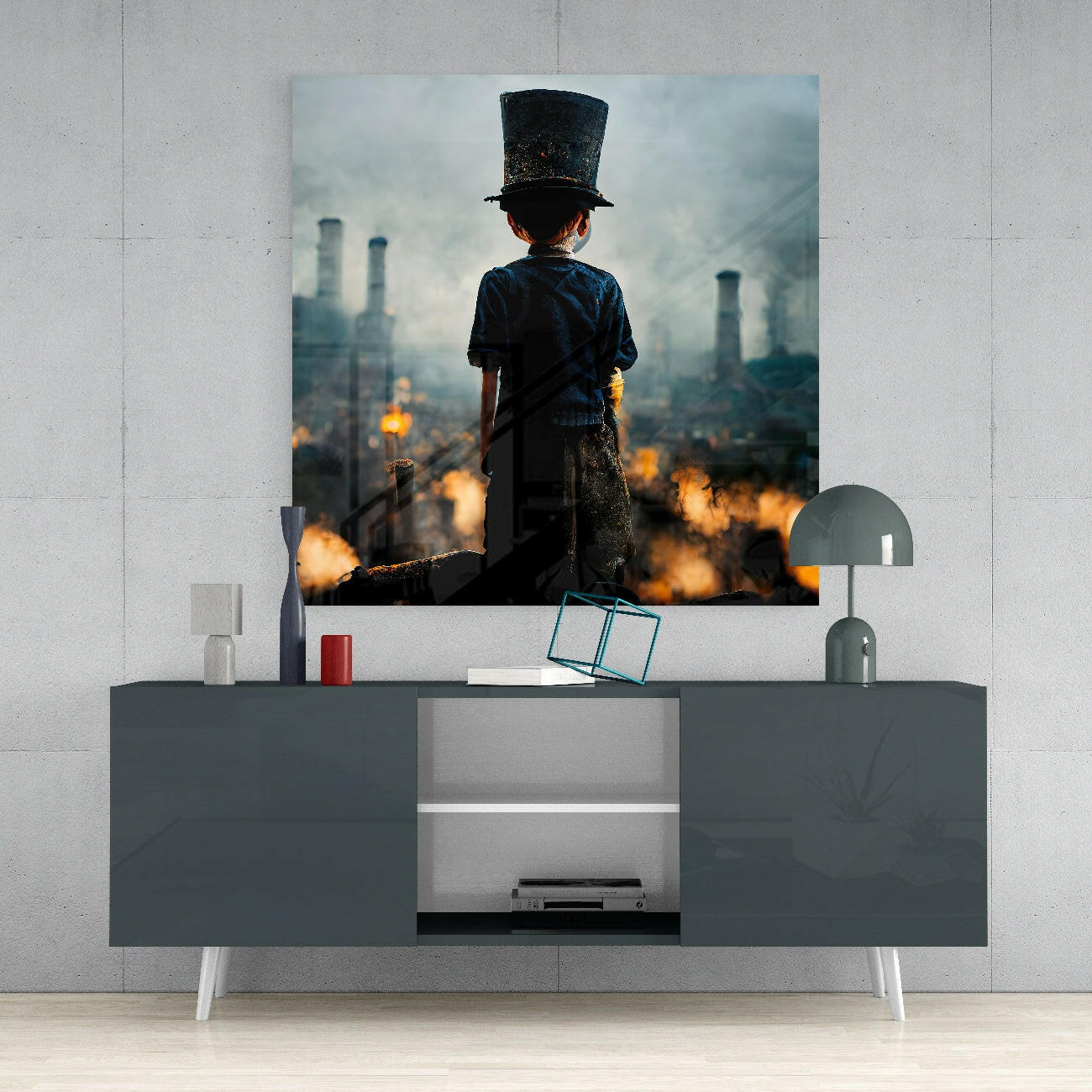 Survivor Glass Wall Art || Designer Collection
