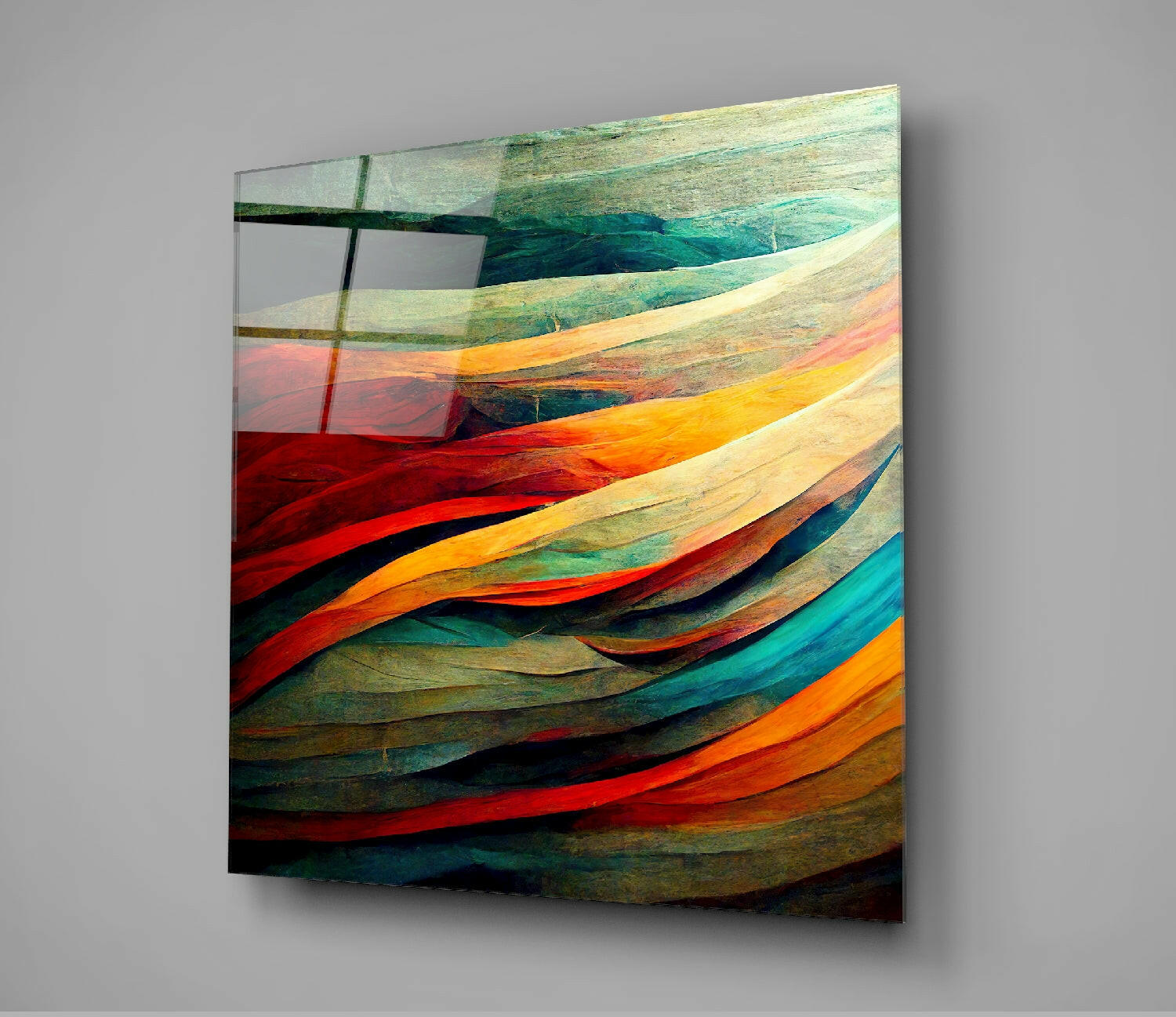 Flow Glass Wall Art || Designers Collection
