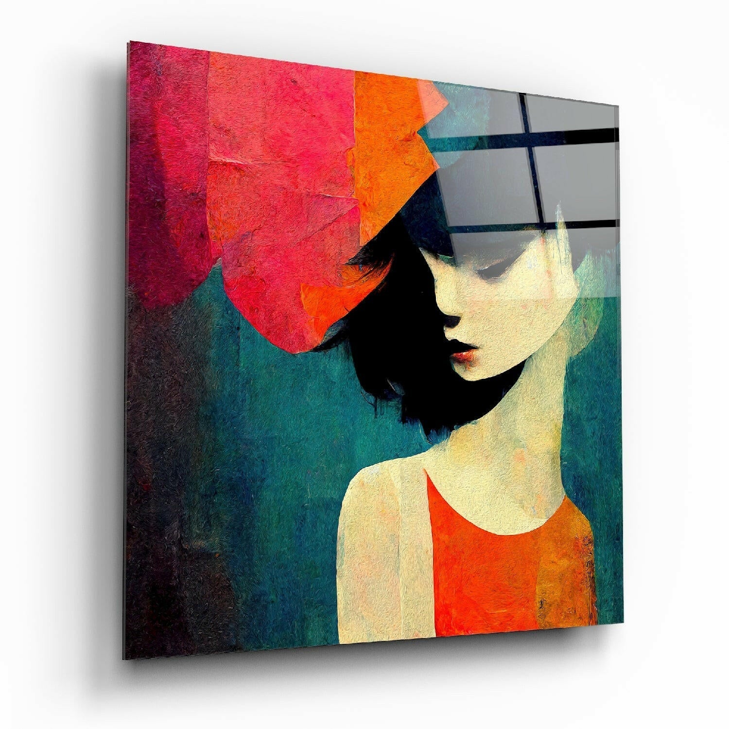 Saddness Glass Wall Art || Designer Collection