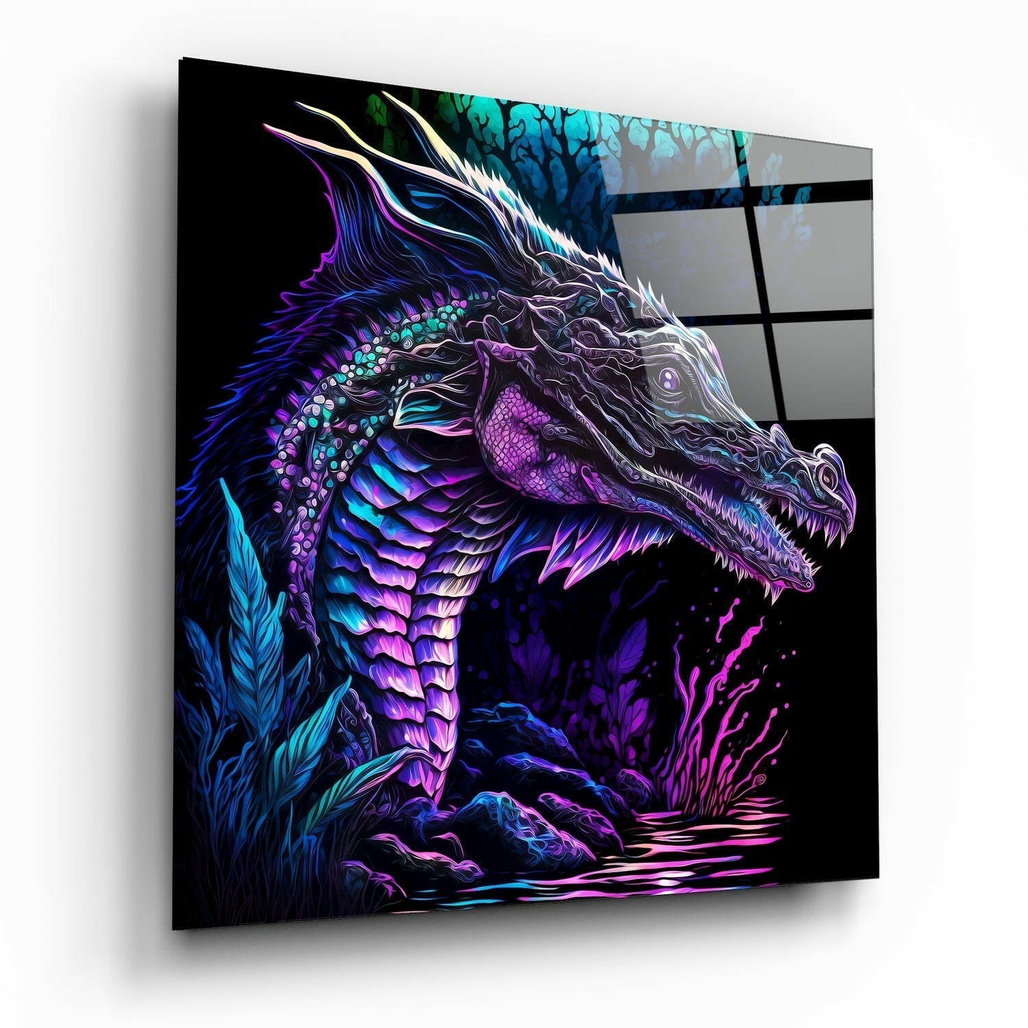 Dragon Glass Wall Art || Designers Collection