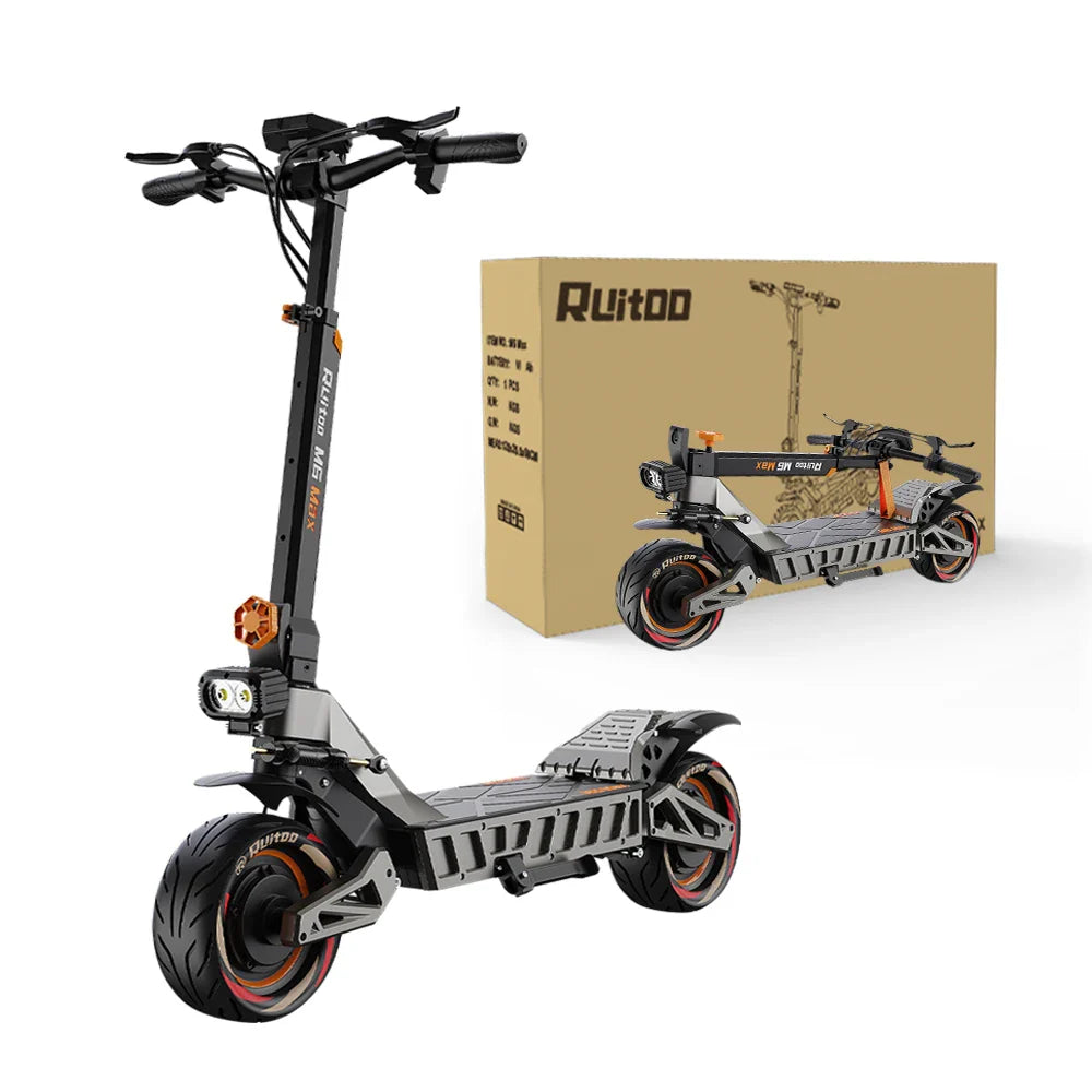 eBike Boys M6Max Dual Motor Scooter - 5600W, 60V, Fast Charging