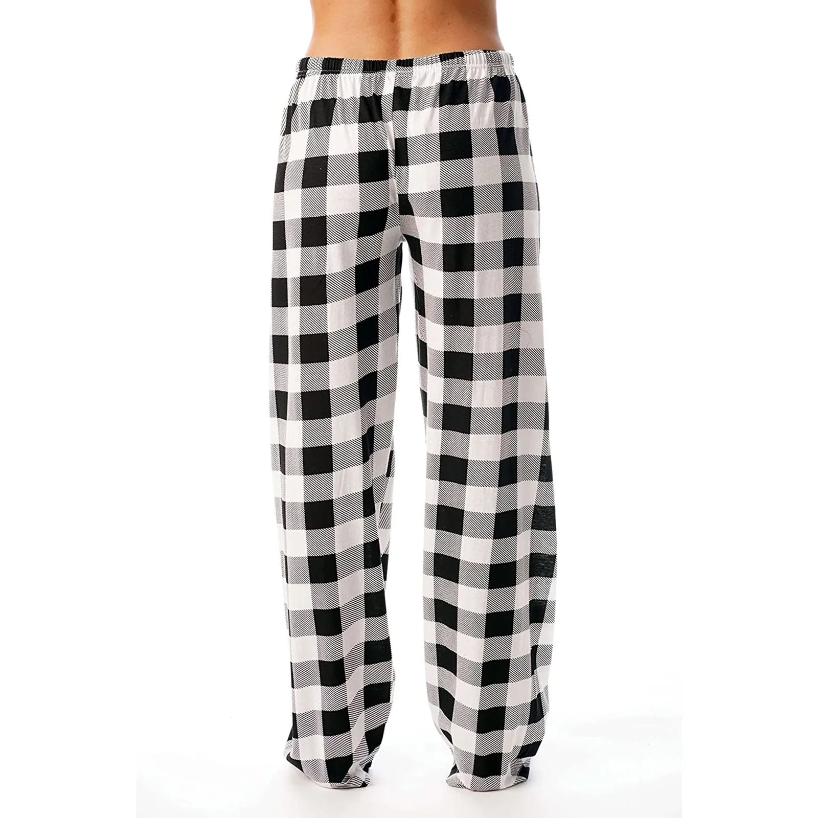Women Christmas Pajama pants Autumn Winter Plaid Printed Pants