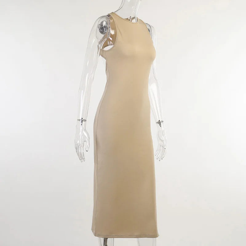 Y2K solid Sexy slit Club Party Night Wrap Bodycon Dress