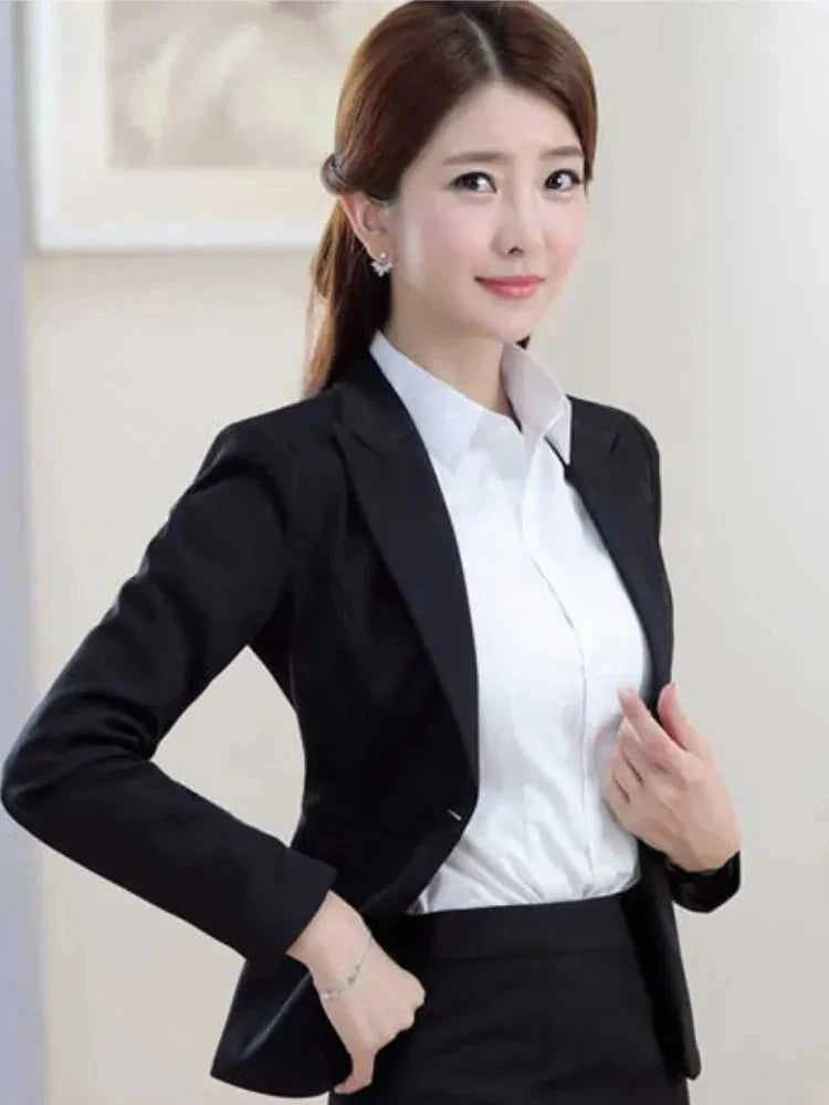 Polyester Cotton Shirts for Women Long Sleeve Blouse