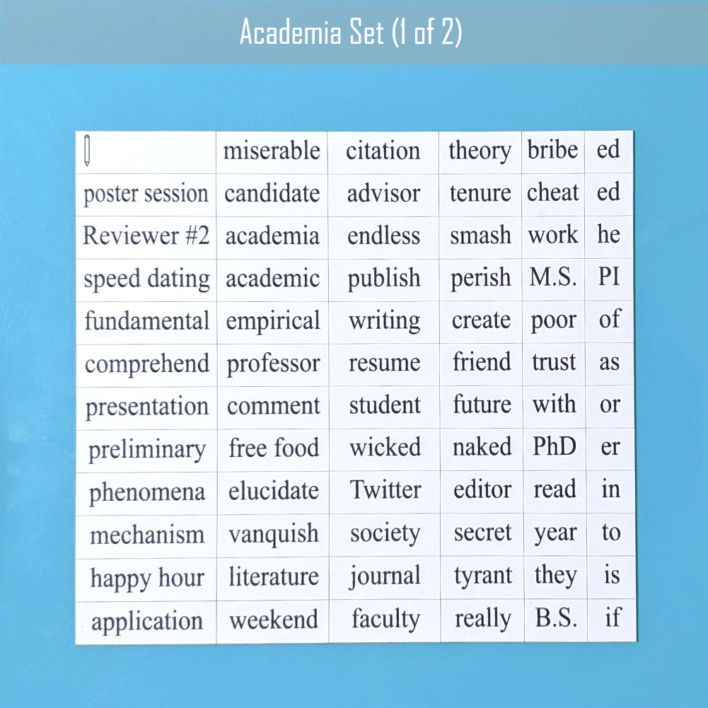 Academia Word Magnets