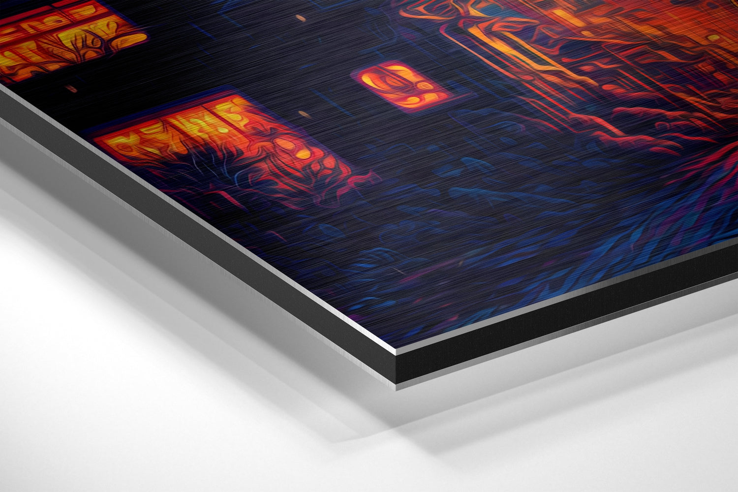 To the Sunset Brushed Aluminum Dibond Wall Art