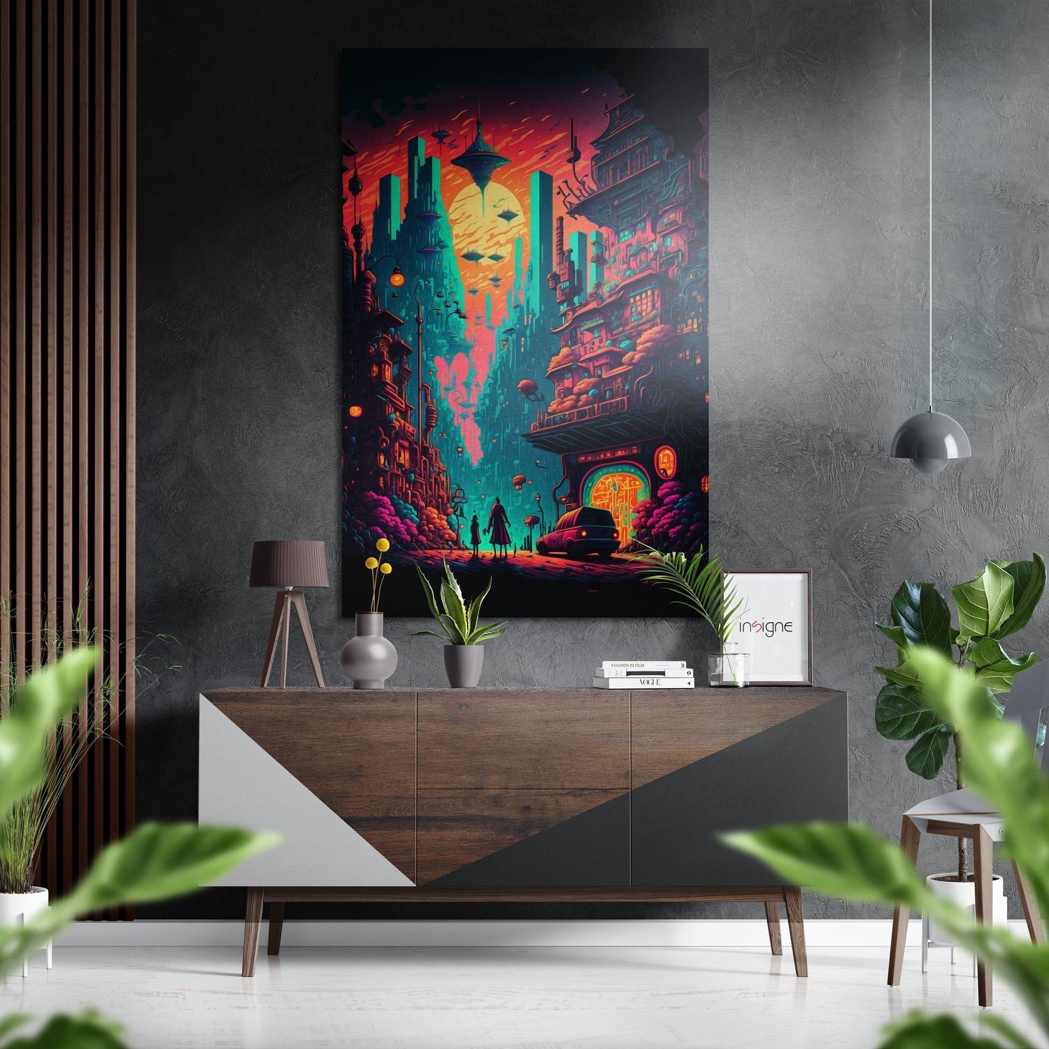 Dreamland Brushed Aluminum Dibond Wall Art