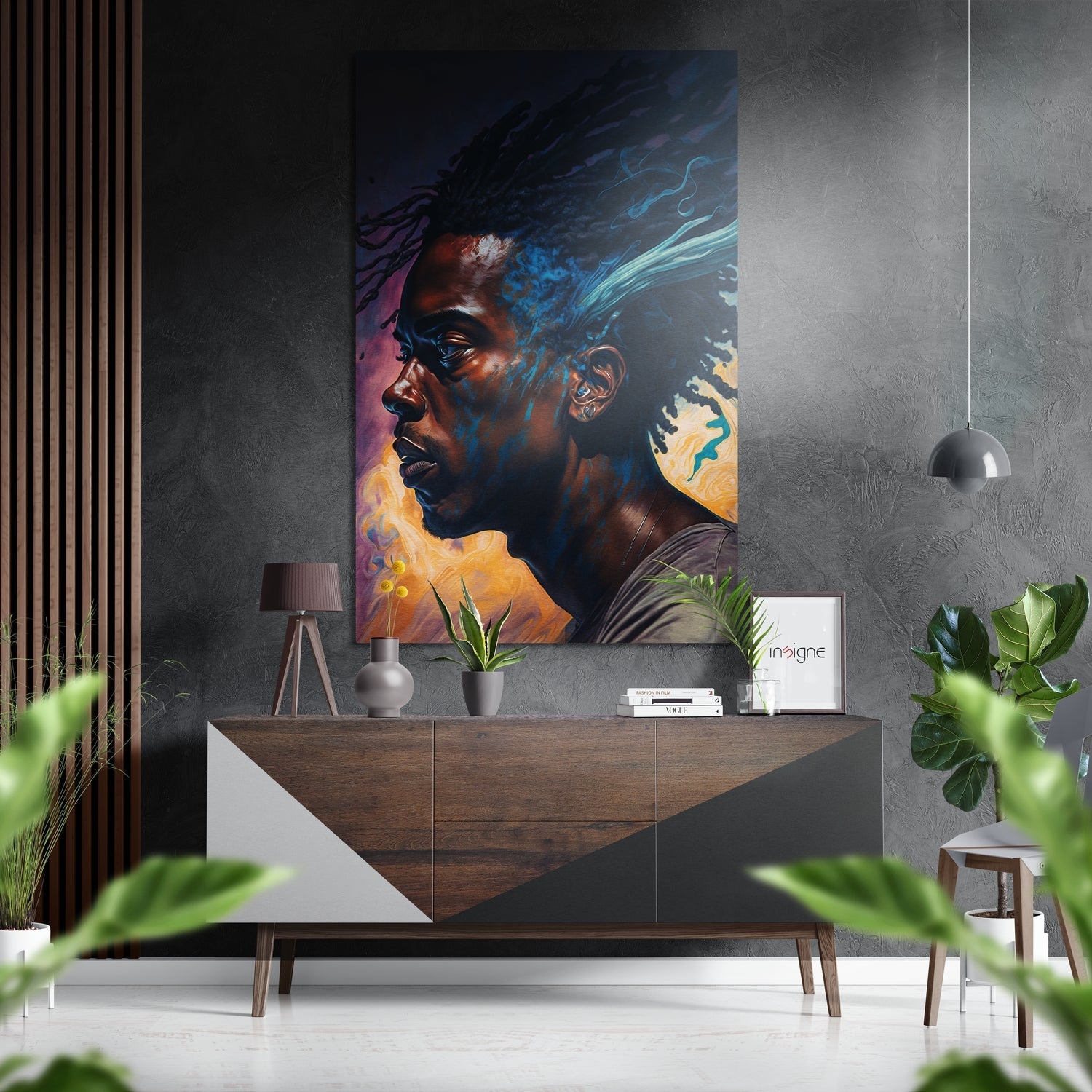 Quest Brushed Aluminum Dibond Wall Art