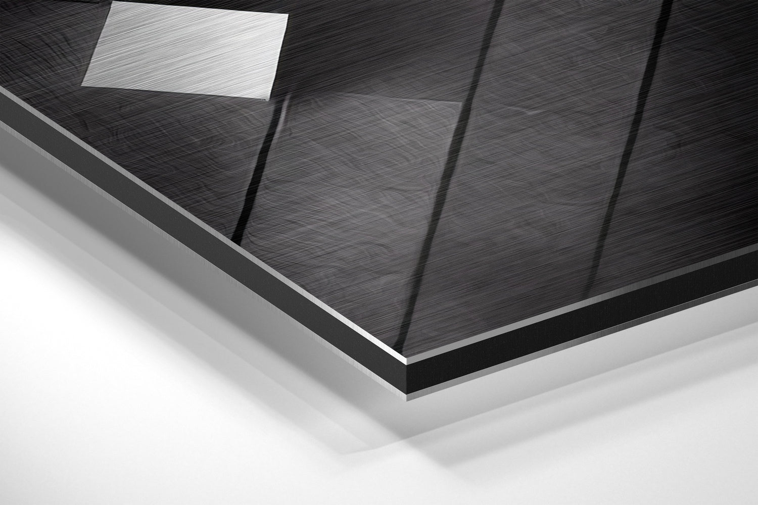 Shapes Brushed Aluminum Dibond Wall Art
