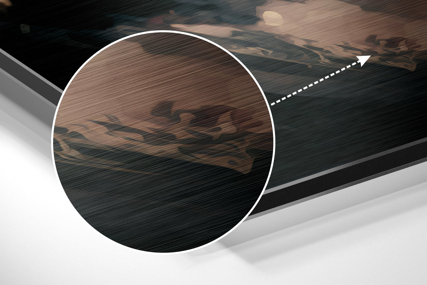 Beauty Brushed Aluminum Dibond Wall Art