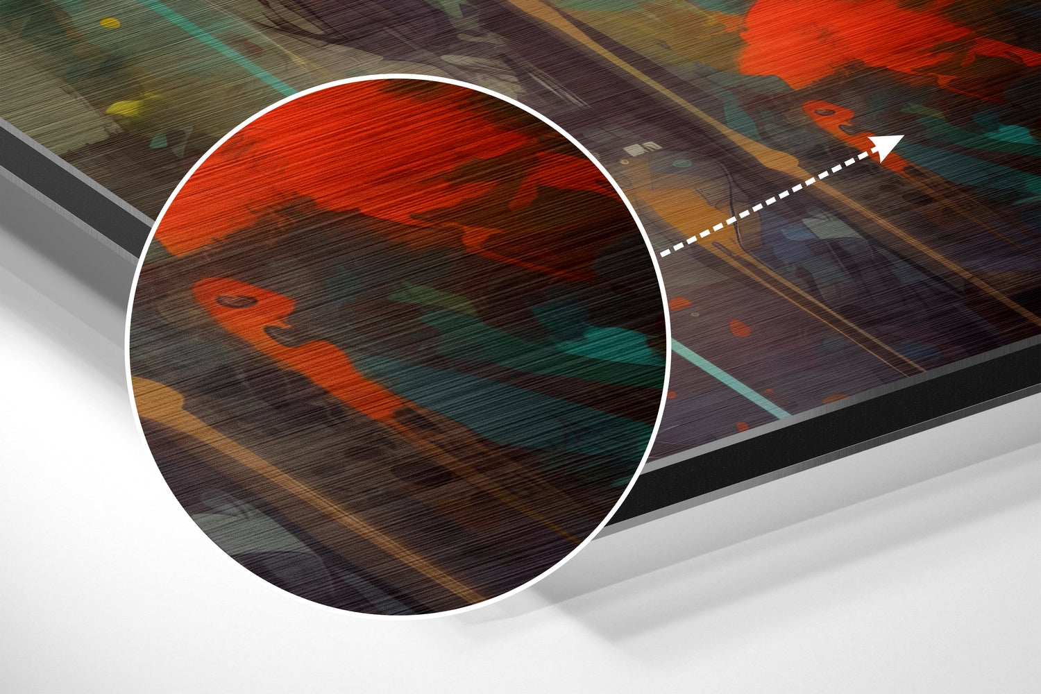 Robot Brushed Aluminum Dibond Wall Art
