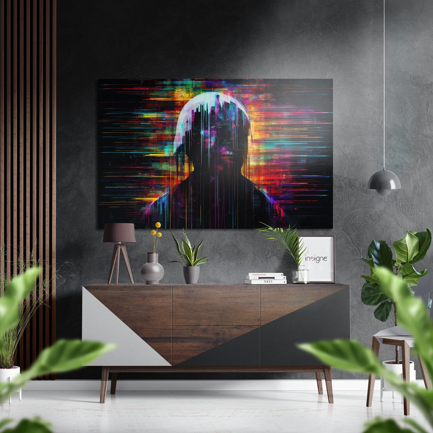 Melt Down Brushed Aluminum Dibond Wall Art