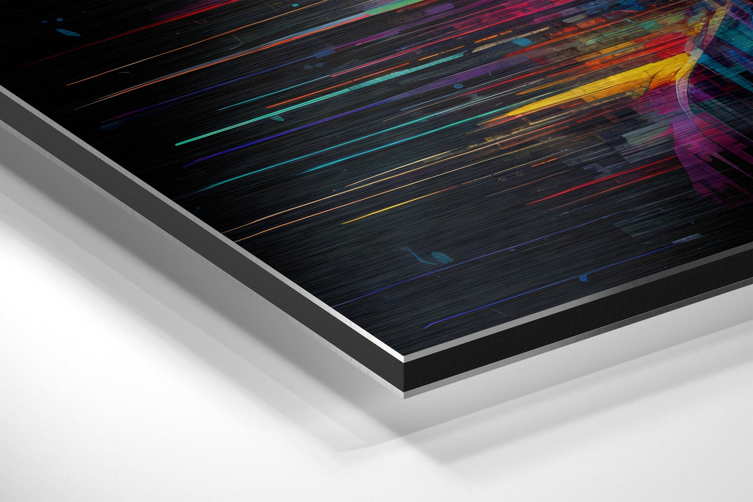 Melt Down Brushed Aluminum Dibond Wall Art