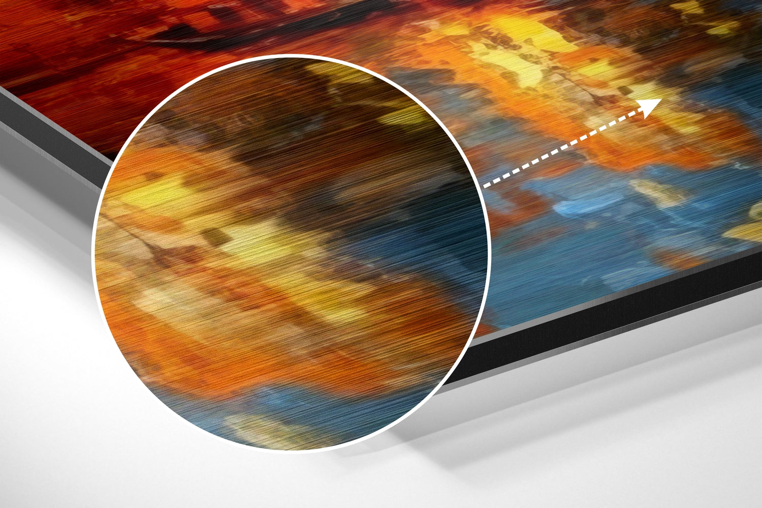 Istanbul Brushed Aluminum Dibond Wall Art