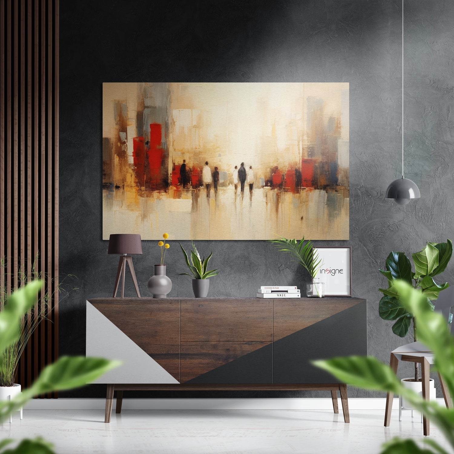 Beach Walk Brushed Aluminum Dibond Wall Art
